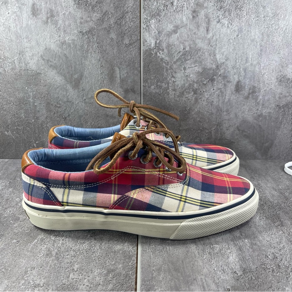 Sperry Plaid Boat Shoe Men’s 8
